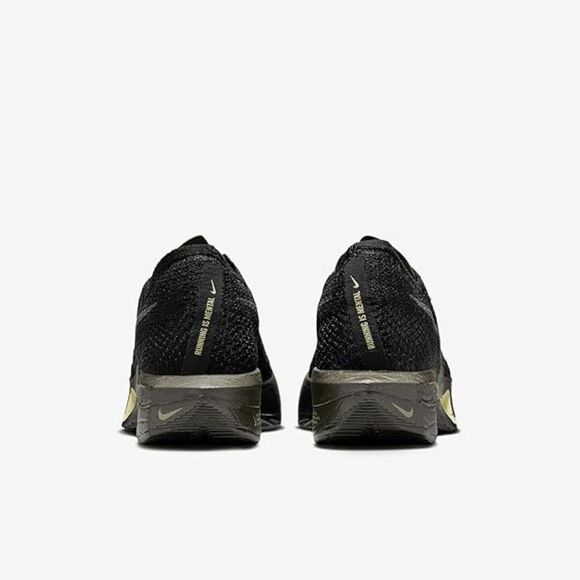 Nike ZoomX Vaporfly 3. Black Olive Aura Metallic Medium Ash.SIZE 11.5 HV6351-001 - Picture 2 of 6